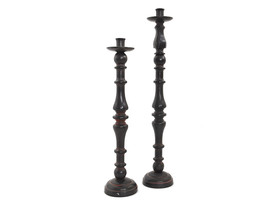 Candelabro bronce oscuro