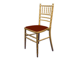 Silla Chiavari cojín rojo