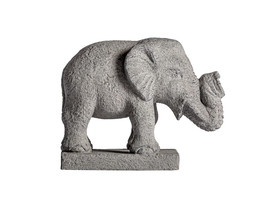 Pie de parasol estatua de elefante de hormigón